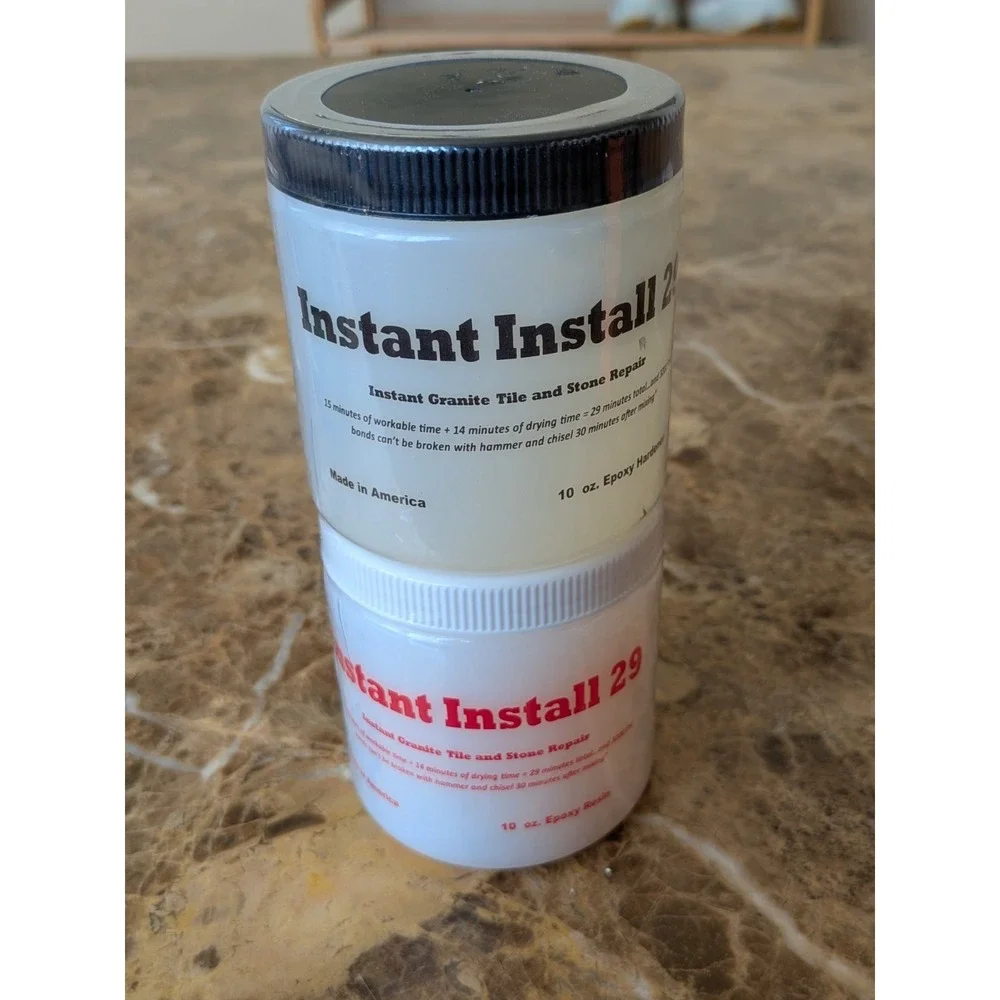 Instant Install Epoxy Repair Kit – Perfect for Countertops & Tile Chips - 20 Oz.